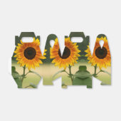 Summer Sunflower Bio Gefallen Box Geschenkschachtel (Ungefaltet)