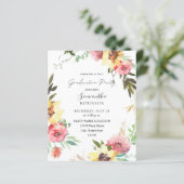 Summer Sunflower Bloral Graduation Party (Stehend Vorderseite)