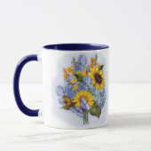 Summer Sunflower Bouquet Tasse (Links)