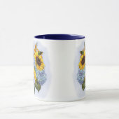 Summer Sunflower Bouquet Tasse (Zentrum)