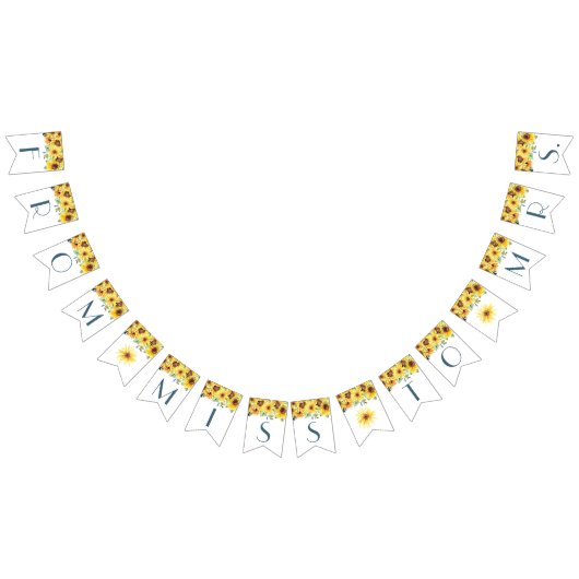 Summer Sunflower Brautparty Banner (Alle)