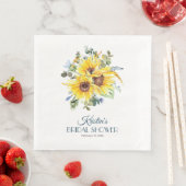 Summer Sunflower Dinner Sized Party Napkin Serviette (Beispiel)
