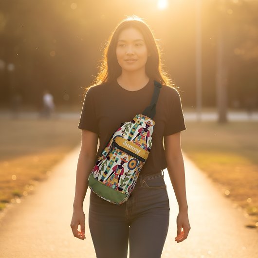 Summer Sunflower Garden Crossbody Bag