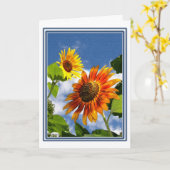 Summer Sunflower Garden Karte (Gelbe Blume)
