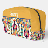 Summer Sunflower Garden Waschbeutel (Rechte Ecke)