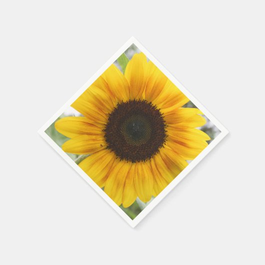 Summer Sunflower Paper Napkin Serviette (Ecke)