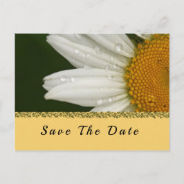 Summer Sunflower Save the Date Postcard Postkarte