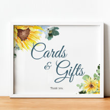 Summer Sunflower Tabletop Unterschrift