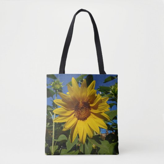 Summer Sunflower Tote Tasche (Vorderseite)