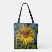 Summer Sunflower Tote Tasche (Rückseite)