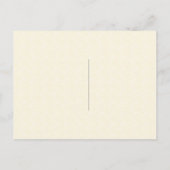 Summer Sunflower Vineyard Wedding RSVP Einladungspostkarte (Rückseite)