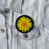 Summer Sunny Yellow Dandela Blume auf beliebiger F Button (Beispiel)