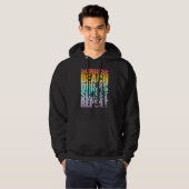 Summer Sunrise Beach Drinks Sunset Repeat Beach 2 Hoodie (Vorne ganz)