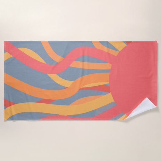 Summer Sunrise  Strandtuch (Vorderseite)