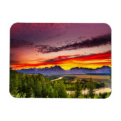 Summer Sunset at Snake River Overlook Magnet (Horizontal)