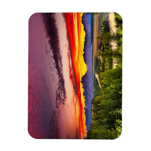 Summer Sunset at Snake River Overlook Magnet (Vertikal)