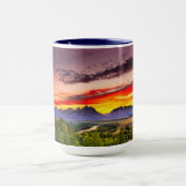 Summer Sunset at Snake River Overlook Tasse (Zentrum)