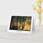 Summer Sunset Card Karte (Gelbe Blume)