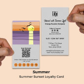 Summer Sunset Design Template Service Treuekarte