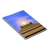 Summer Sunset Dock Notizblock (Rechte Seite)