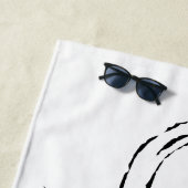 Summer Sunset Dune Sand Sea Muschel Name Strandtuch (Beispiel)