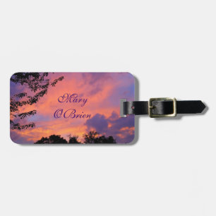 Summer Sunset Luggage Tags Gepäckanhänger