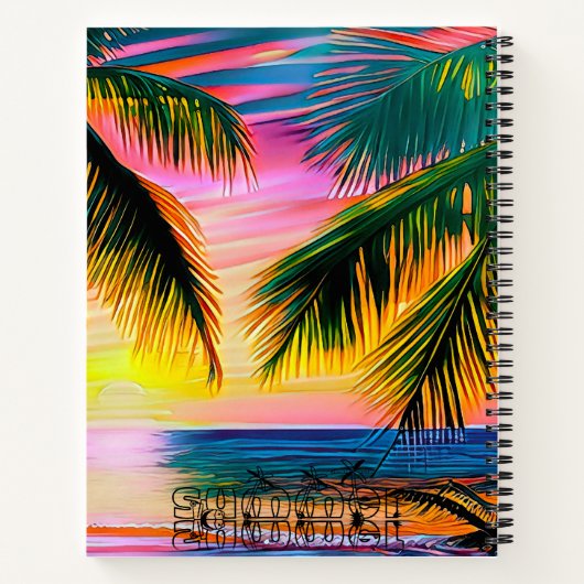 SUMMER SUNSET. NOTIZBLOCK (Rückseite)