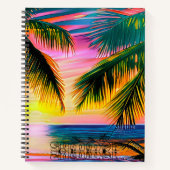 SUMMER SUNSET. NOTIZBLOCK (Vorderseite)