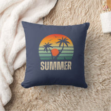 Summer Sunset Palm Tree T - Shirt für Kinder