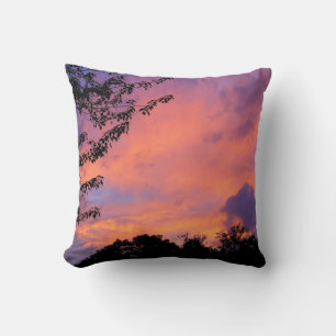 Summer Sunset Romantic Throw Pillow *personalize* Kissen