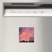 Summer Sunset Romantische Magnete Magnet (In Situ (Geschirrspüler))