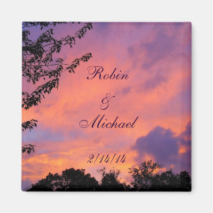 Summer Sunset Romantische Magnete Magnet