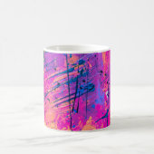 Summer Sunset Spritzer Paint Abstrakt Kaffeetasse (Mittel)