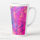 Summer Sunset Spritzer Paint Abstrakt Milchtasse (Rechts)