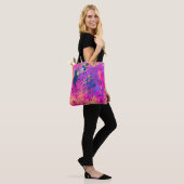 Summer Sunset Spritzer Paint Abstrakt Tasche (Am Model)