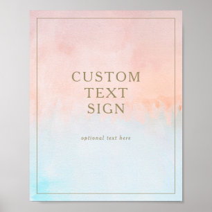 Summer Sunset Watercolor Cards und Geschenke nach  Poster