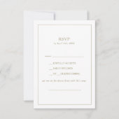 Summer Sunset Watercolor Song Anfrage RSVP Karte (Vorderseite)