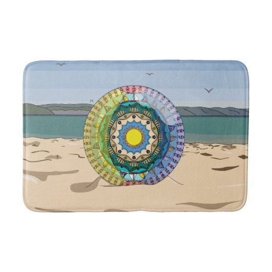 Summer Sunshine Bath Mat Badematte (Vorderseite)