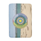 Summer Sunshine Bath Mat Badematte (Vorderseite Vertikal)