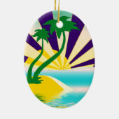 Summer Sunshine Beach Days Ornament (Hinten)