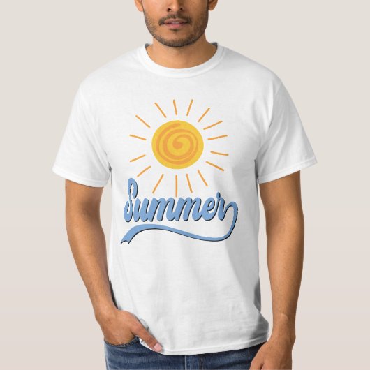 Summer Sunshine Design Men's T-Shirt (Vorderseite)