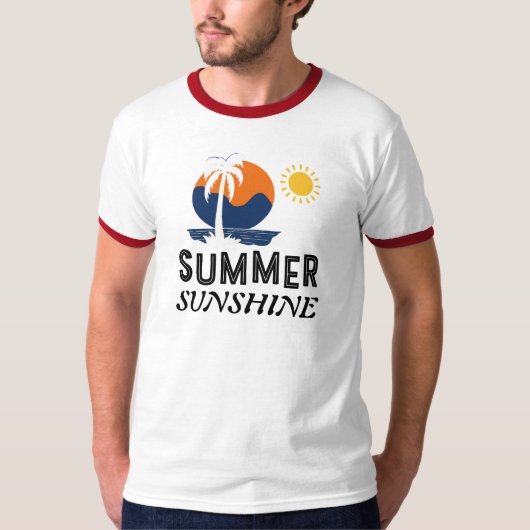 Summer Sunshine Design T-Shirt (Vorderseite)
