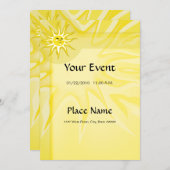 Summer Sunshine Einladung Basic Paper 12x18 (Vorne/Hinten)