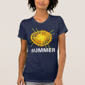 Summer Sunshine Funny individuell anpassbar T-Shirt (Vorderseite)