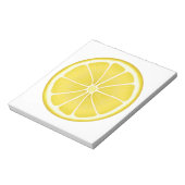 Summer Sunshine Lemon Notepad Notizblock (Rotiert)