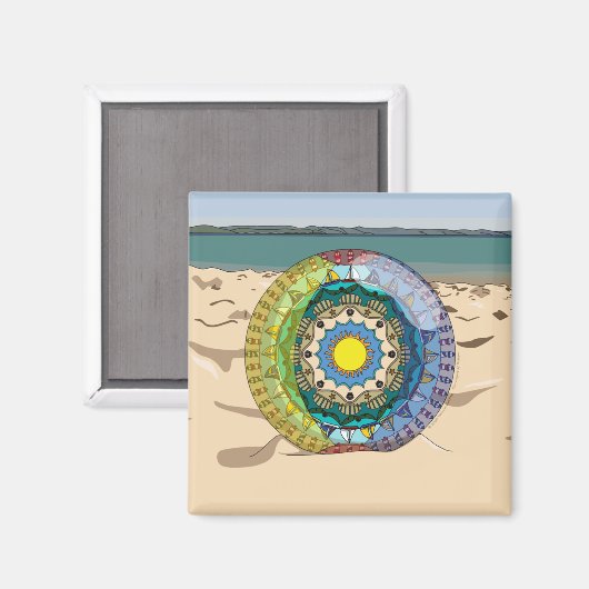 Summer Sunshine Magnet (Vorderseite/Rückseite)