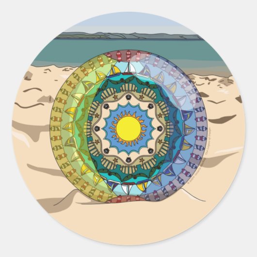 Summer Sunshine Sticker (Vorderseite)