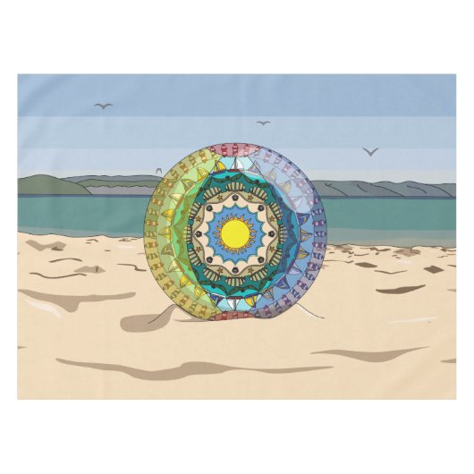 Summer Sunshine Tablecloth Tischdecke (Vorderseite (Horizontal))