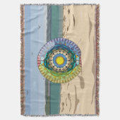 Summer Sunshine Throw Blanket Decke (Vorderseite Vertikal)
