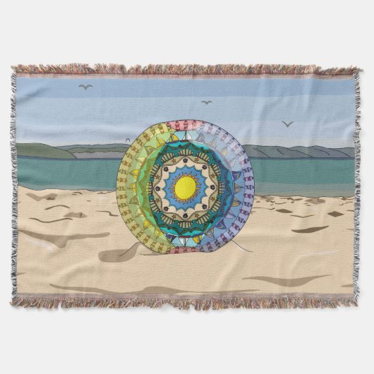 Summer Sunshine Throw Blanket Decke (Vorderseite)